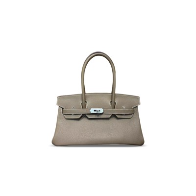 HERMES MASTER BIRKIN 29 SHOULDER TOGO PALLADIUM HARDWARE (29*19*16cm)